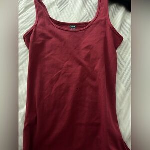 Red tank top